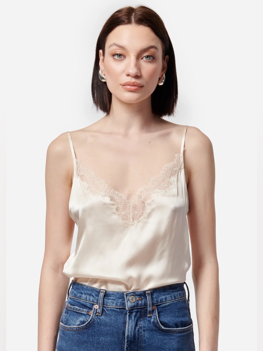 Cami Ny Helen Cami Ceramic Buttery Soft Silk Nwt Medium